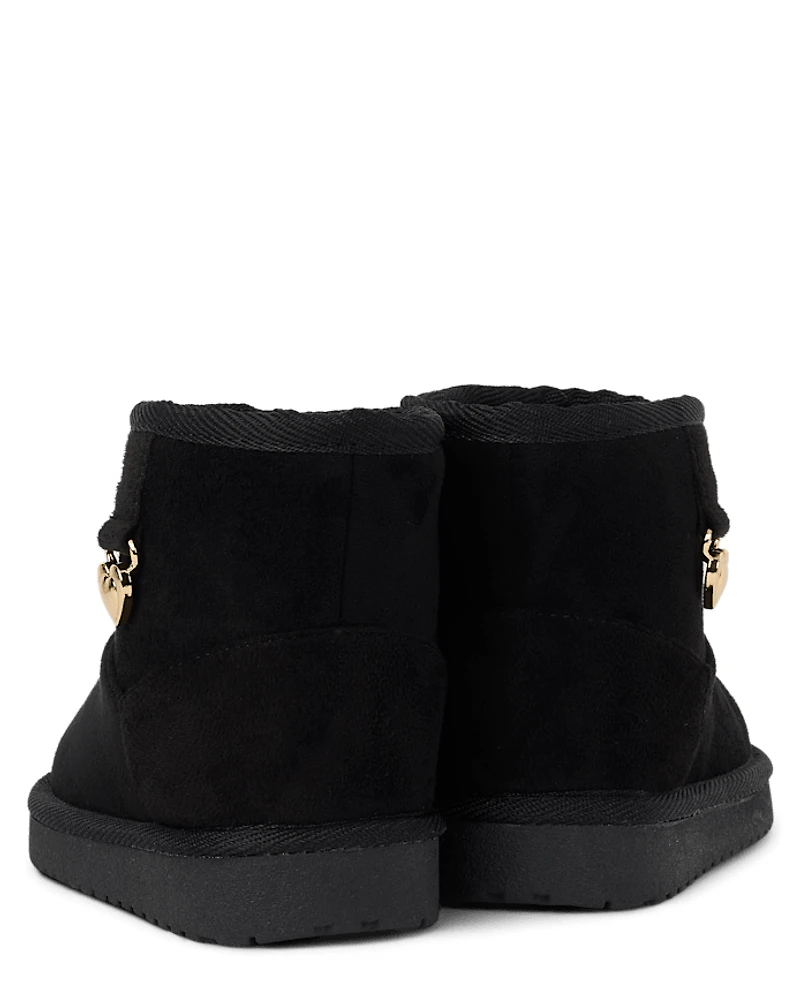 Toddler Girls Charm Teddy Boots