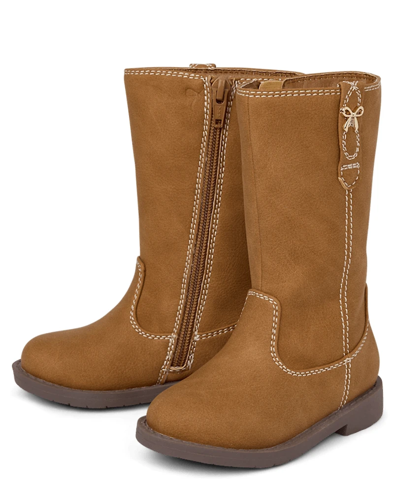 Toddler Girls Tall Charm Boots