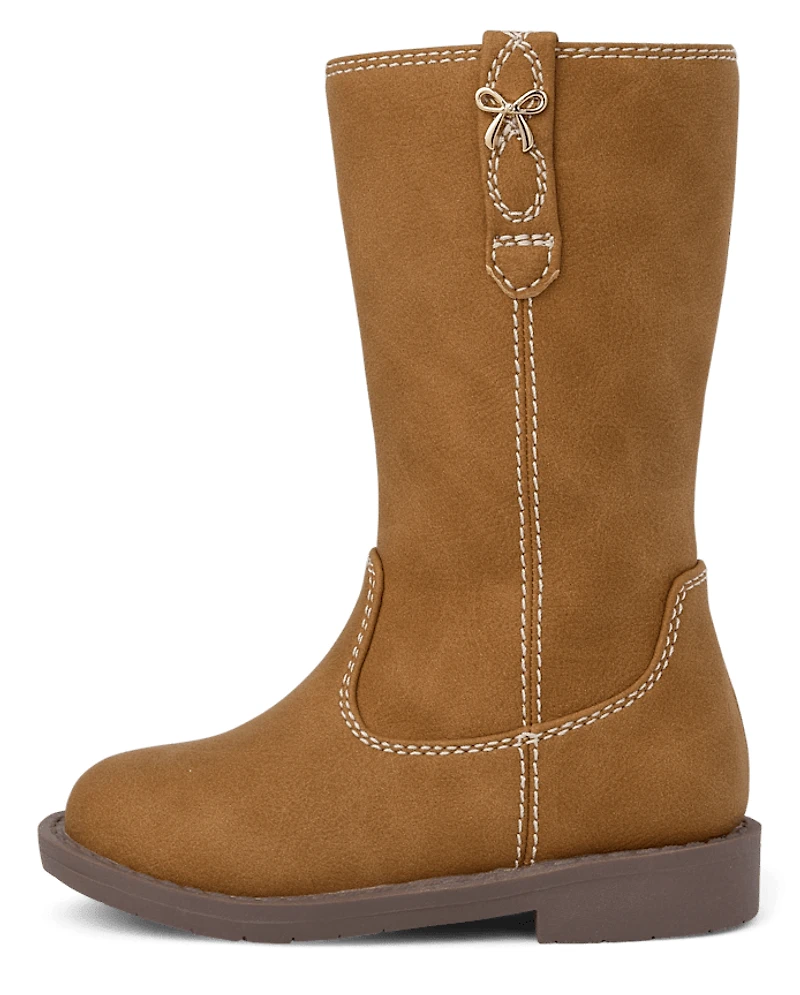 Toddler Girls Tall Charm Boots