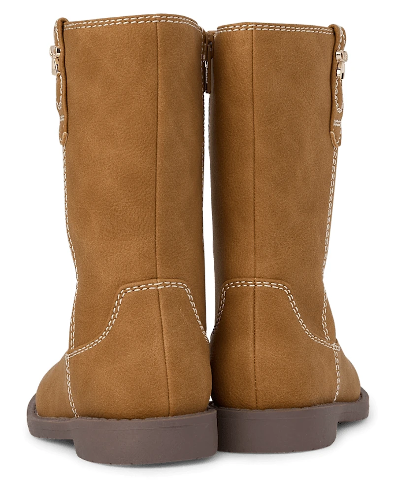 Bottes hautes à charme pour petites filles