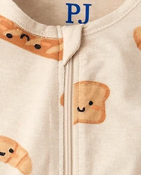 Baby And Toddler Food Snug Fit Footed One Piece Pajamas - Super Soft