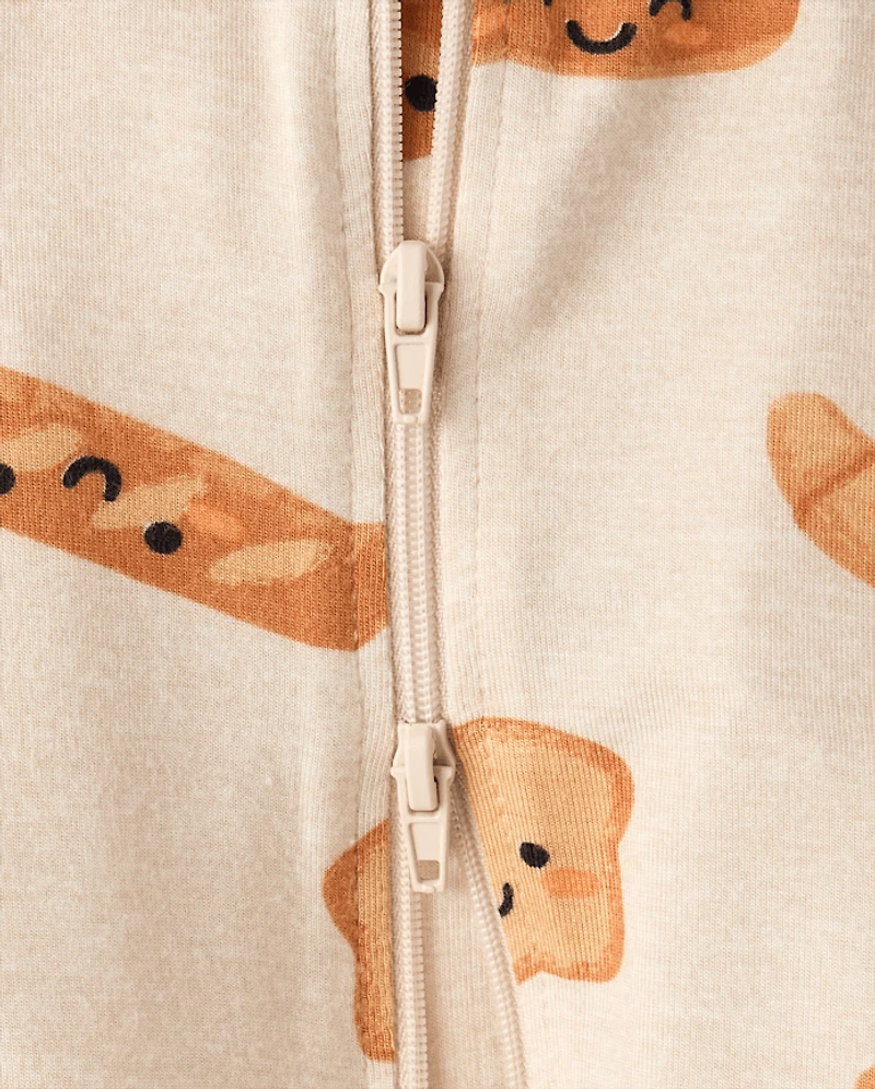 Baby And Toddler Food Snug Fit Footed One Piece Pajamas - Super Soft