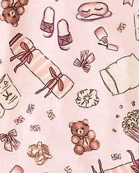 Girls Sleepover Snug Fit Cotton Pajamas