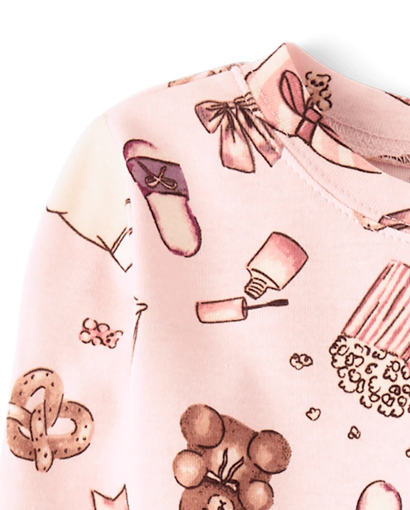 Girls Sleepover Snug Fit Cotton Pajamas