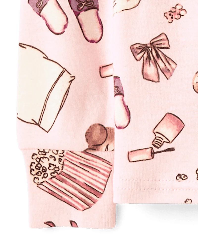 Girls Sleepover Snug Fit Cotton Pajamas
