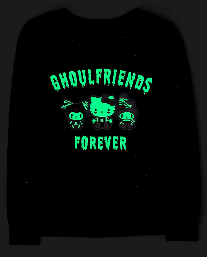 Girls Hello Kitty® And Friends Glow Halloween Snug Fit Cotton Pajamas