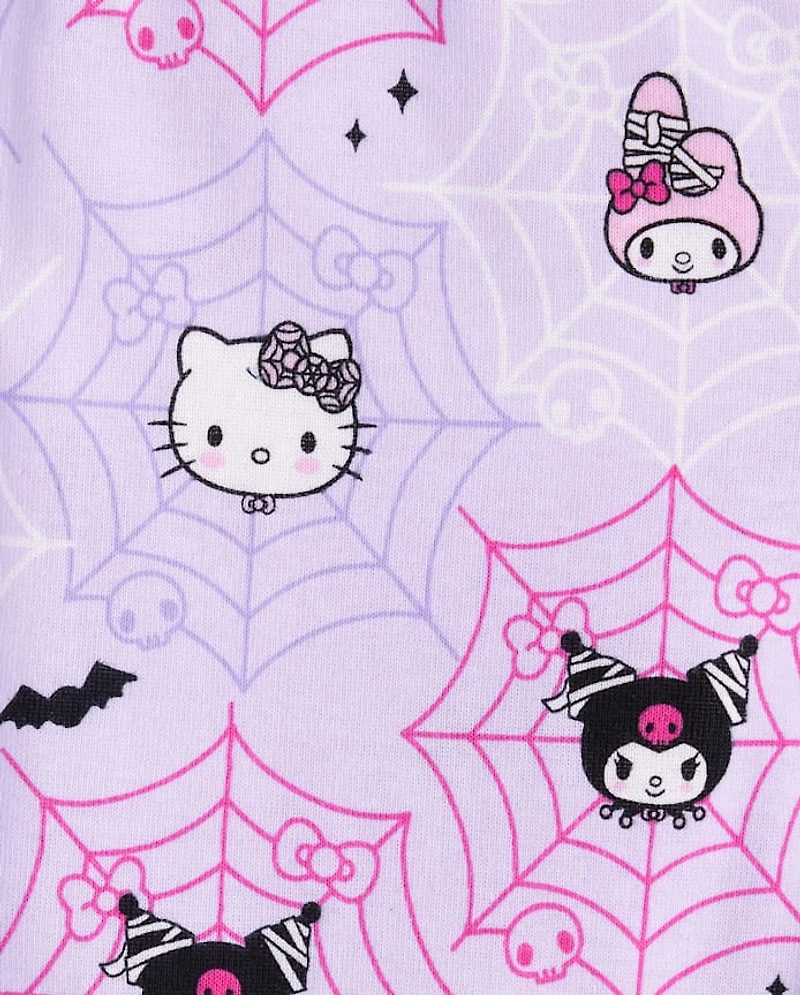 Girls Hello Kitty® And Friends Glow Halloween Snug Fit Cotton Pajamas