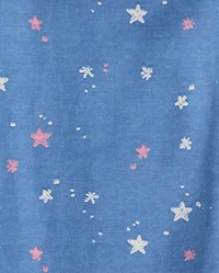 Girls Foil Pny Snug Fit Cotton Pajamas