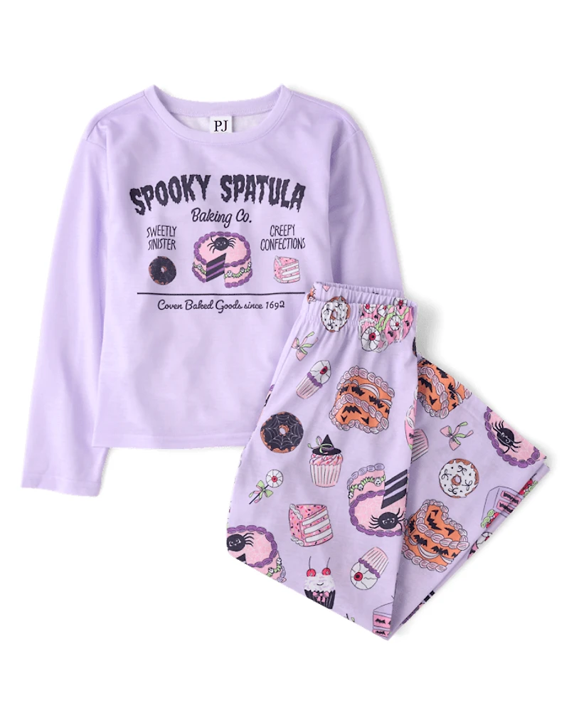 Girls Halloween Baking Pajamas