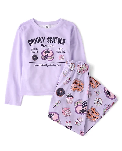 Girls Halloween Baking Pajamas