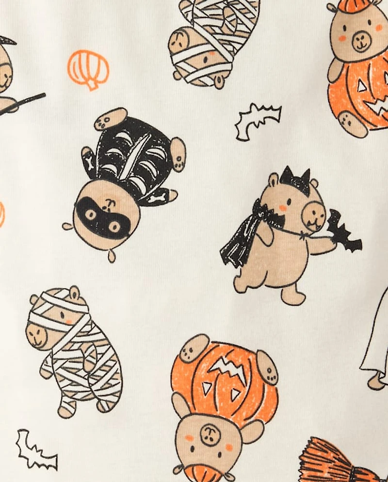 Baby And Toddler Halloween Capybara Snug Fit Cotton Footed One Piece Pajamas