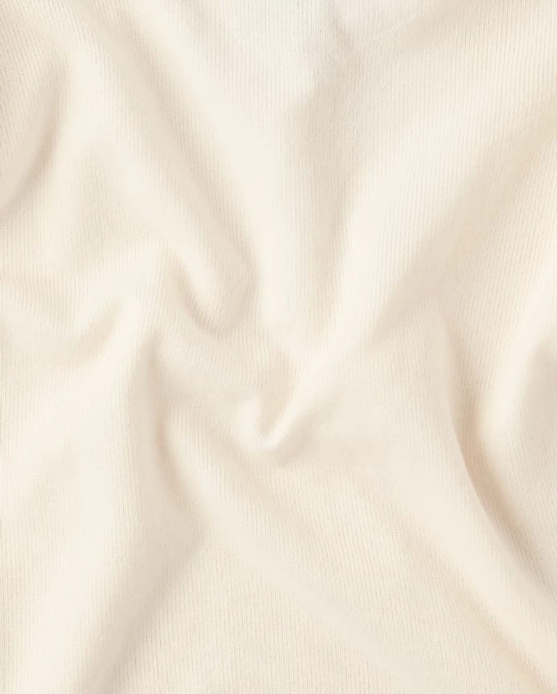 Girls Ribbed Henley Pajama Top