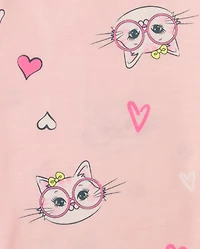 Girls Cat Books Pajamas
