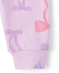 Baby And Toddler Girls Bear Snug Fit Cotton Pajamas