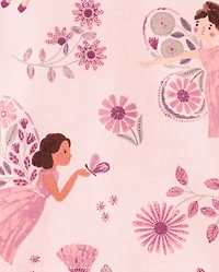 Pyjamas en coton ajustés de fée pour bébés et petites filles