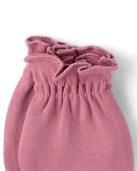 Baby Girls Hat And Mittens 6-Piece Set