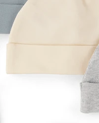 Baby Hat And Mittens 6-Piece Set