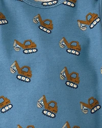 Baby Boys Construction Vehicle Bodysuit 4-Pack