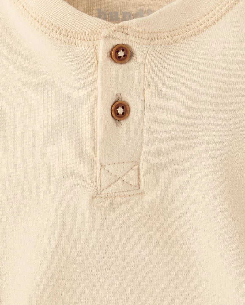 Baby Boys Henley Bodysuit 4-Pack