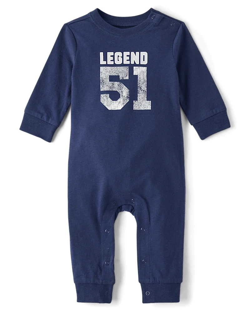 Baby Boys Varsity Romper 2-Pack