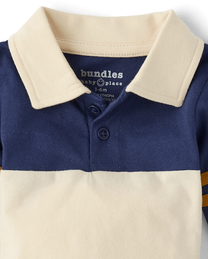 Baby Boys Varsity Stripe 2-Piece Playwear Set