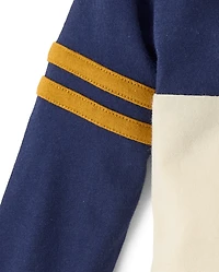 Baby Boys Varsity Stripe 2-Piece Playwear Set