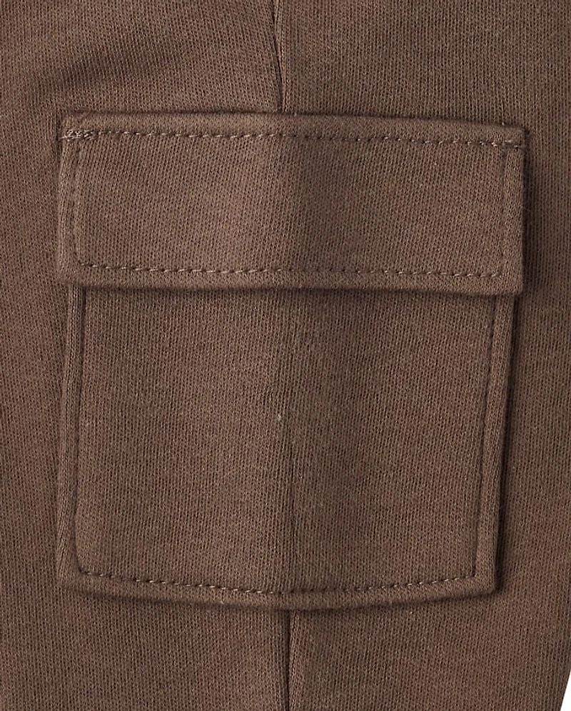 Baby Boys Cargo Jogger Pants 3-Pack