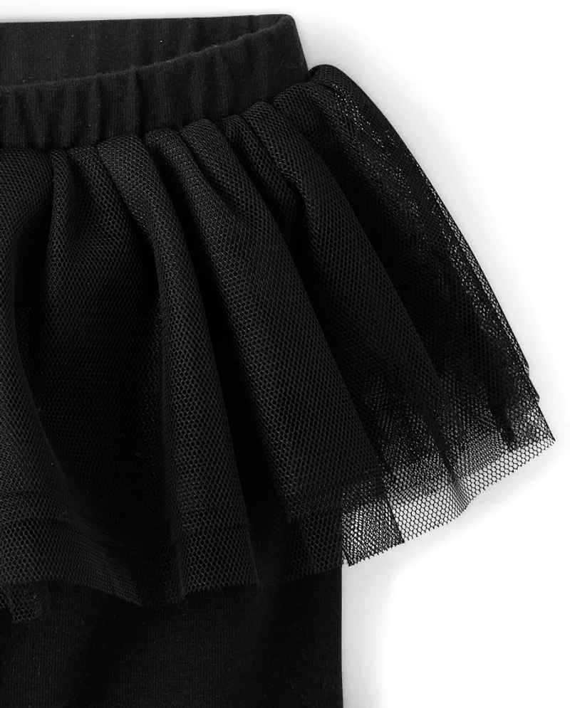 Baby Girls Bow Tutu Leggings 2-Pack