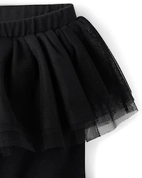 Baby Girls Bow Tutu Leggings 2-Pack