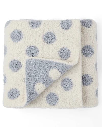 Baby Polka Dot Chenille Cozy Blanket