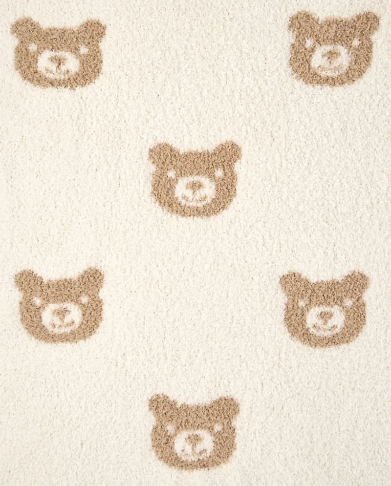Baby Boys Bear Chenille Cozy Blanket