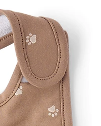 Baby Boys Embroidered Bear Bib 3-Pack