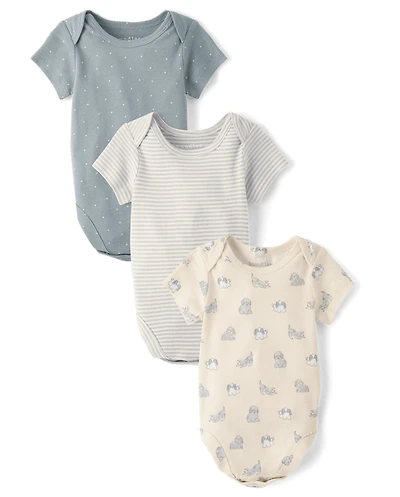 Baby Dog Bodysuit 3-Pack