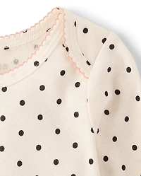 Baby Girls Bow Bodysuit 4-Pack