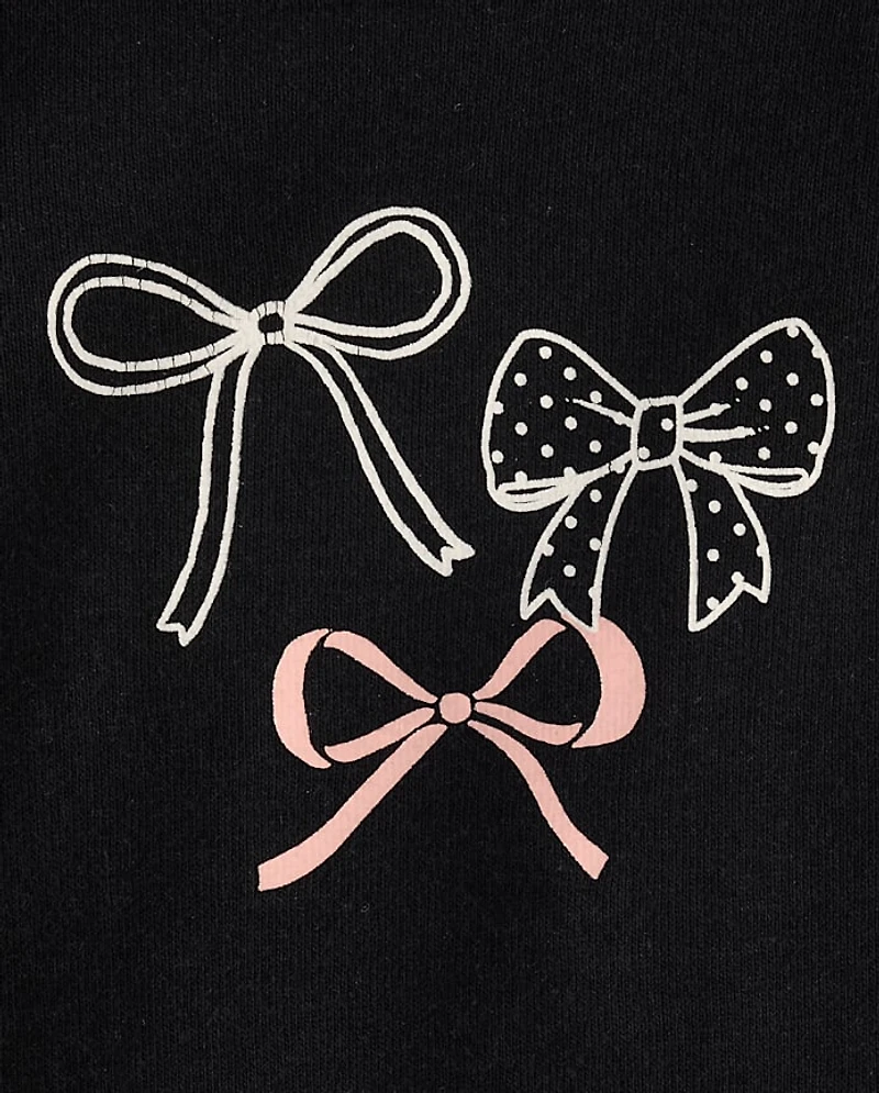 Baby Girls Bow Bodysuit 4-Pack