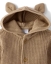 Baby Boys Bear Cardigan