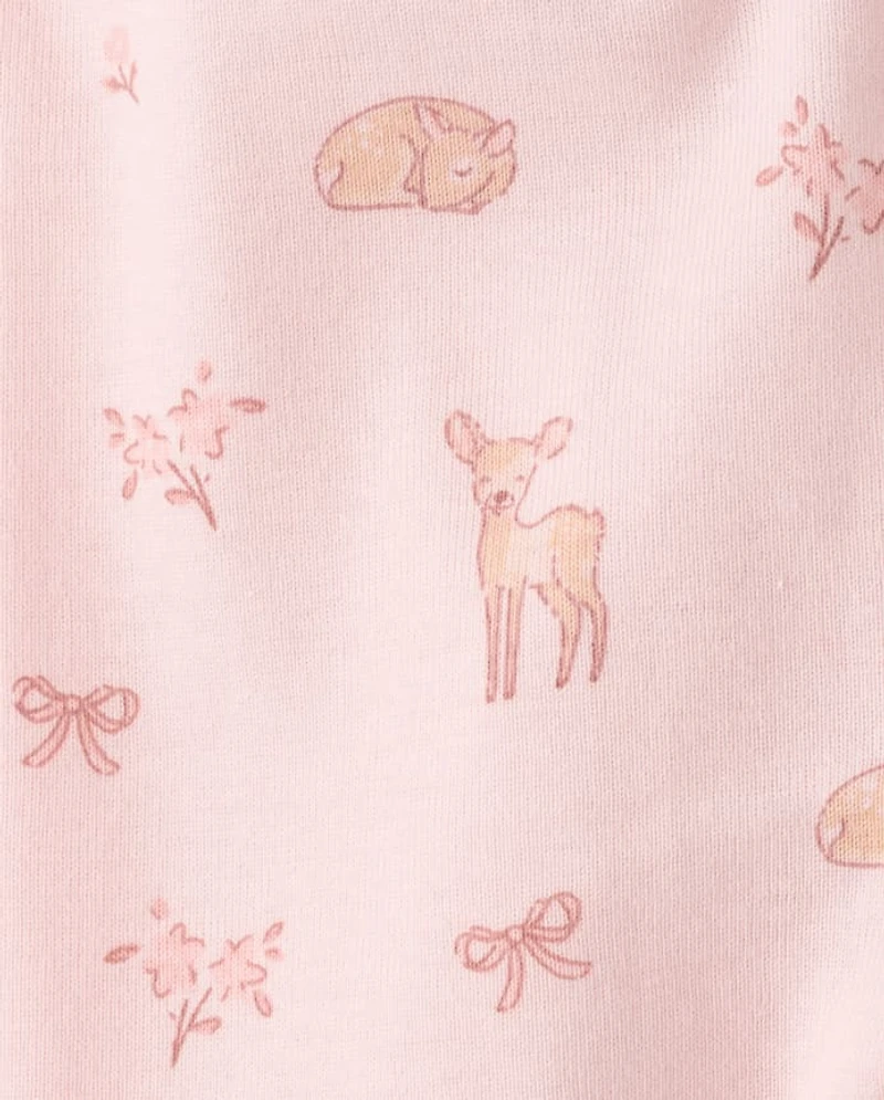 Baby Girls Deer Pants 3-Pack