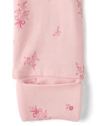 Baby Girls Floral Sleep And Play 2-Pack - Super Soft
