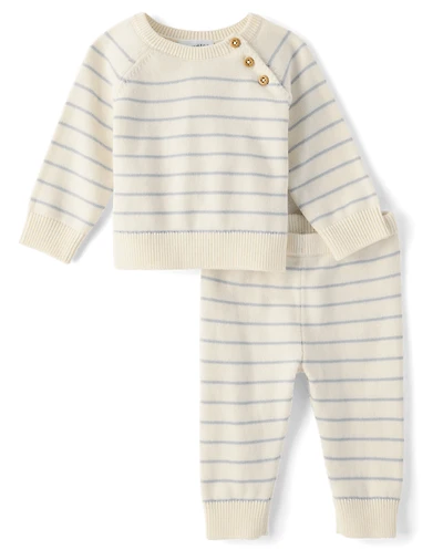 Baby Striped 2-Piece Outfit Set