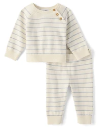 Baby Striped 2-Piece Outfit Set