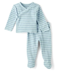 Baby Boys Striped 2-Piece Outfit Set