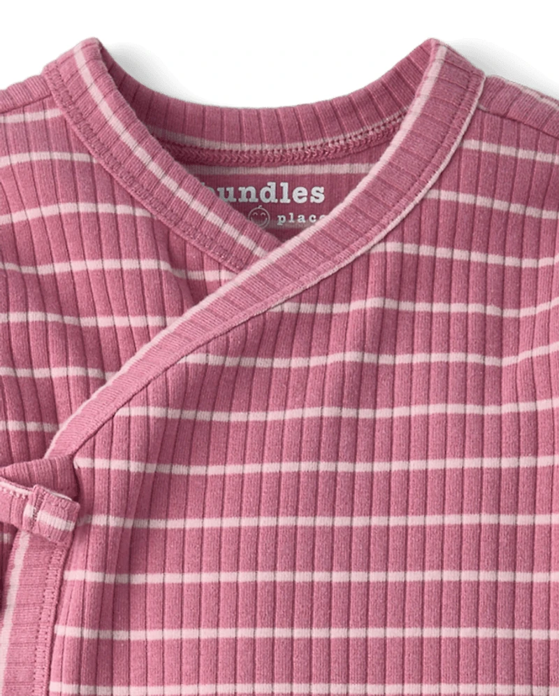 Baby Girls Striped 2-Piece Outfit Set