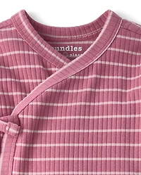 Baby Girls Striped 2-Piece Outfit Set