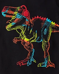 Boys Dino Snug Fit Cotton Pajamas