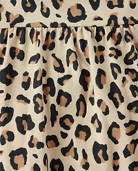 Baby Girls Leopard Romper