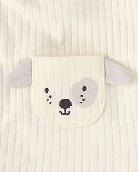 Baby Embroidered Dog Bib 3-Pack