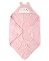 Baby Girls Embroidered Deer Hooded Towel