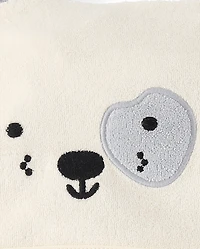 Baby Embroidered Dog Hooded Towel