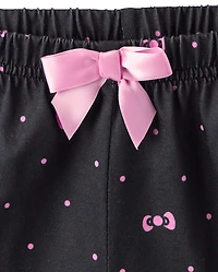 Girls Hello Kitty® Leopard 3-Piece Pajama Set
