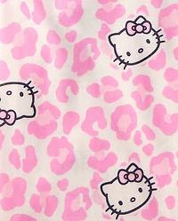 Girls Hello Kitty® Leopard 3-Piece Pajama Set